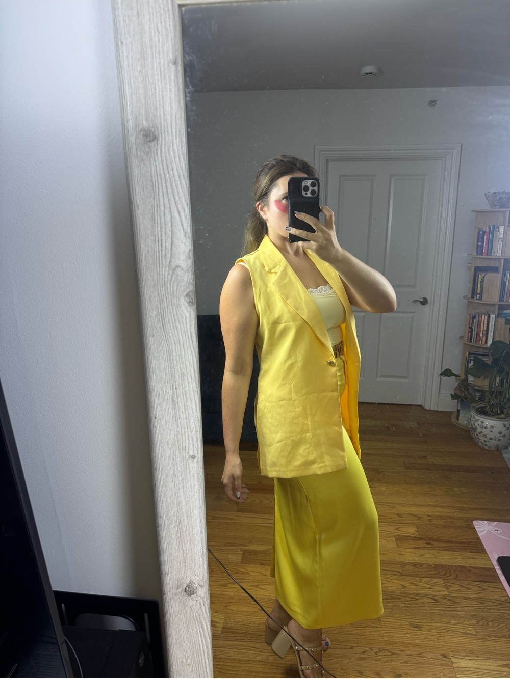 MadRag Longline Yellow Vest y2k  - XL - Picture 7 of 7